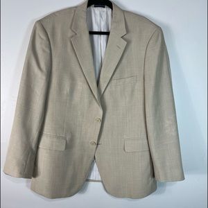Stafford Essentials Men's 44R Tan Sport Coat